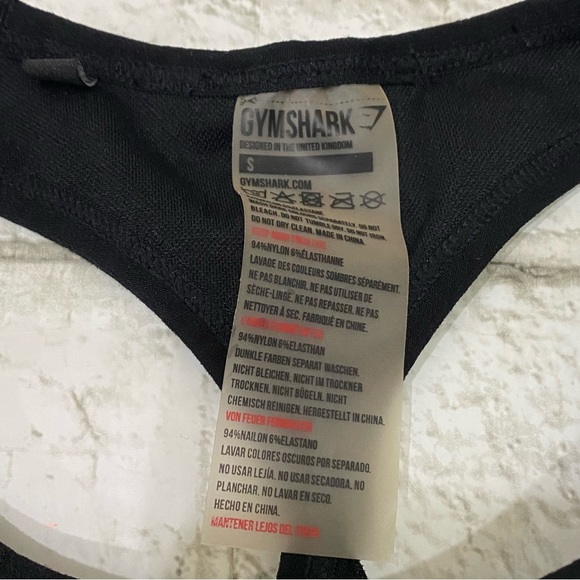 GYMSHARK Black Energy Seamless Crop Top Size Small - Picture 12 of 13